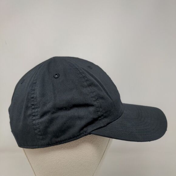 Adidas 3 Stripes Strapback Hat Black OSFA Embroidered Logo Adjustable - Picture 4 of 7